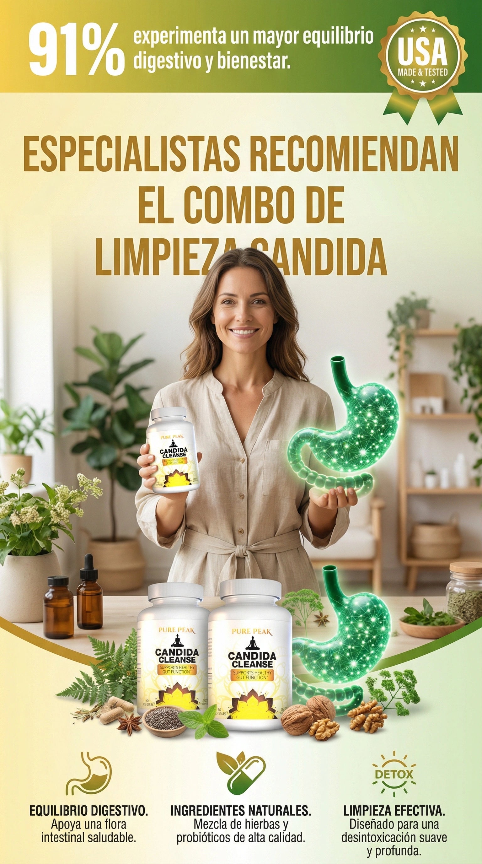 Candida Cleanse Desintoxicante
